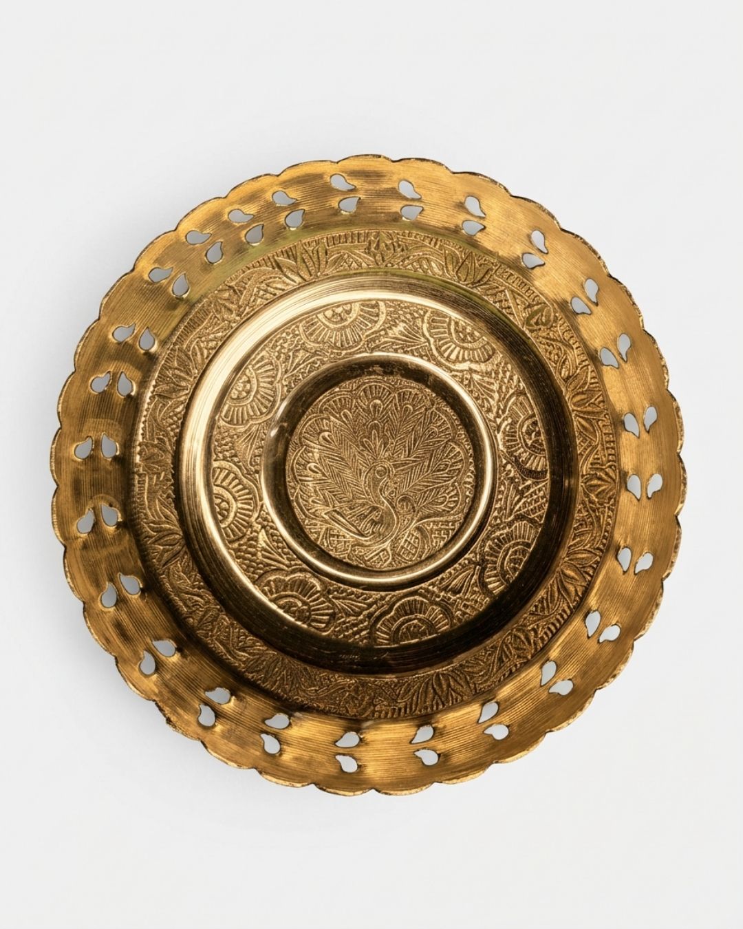brass antique touch bowl