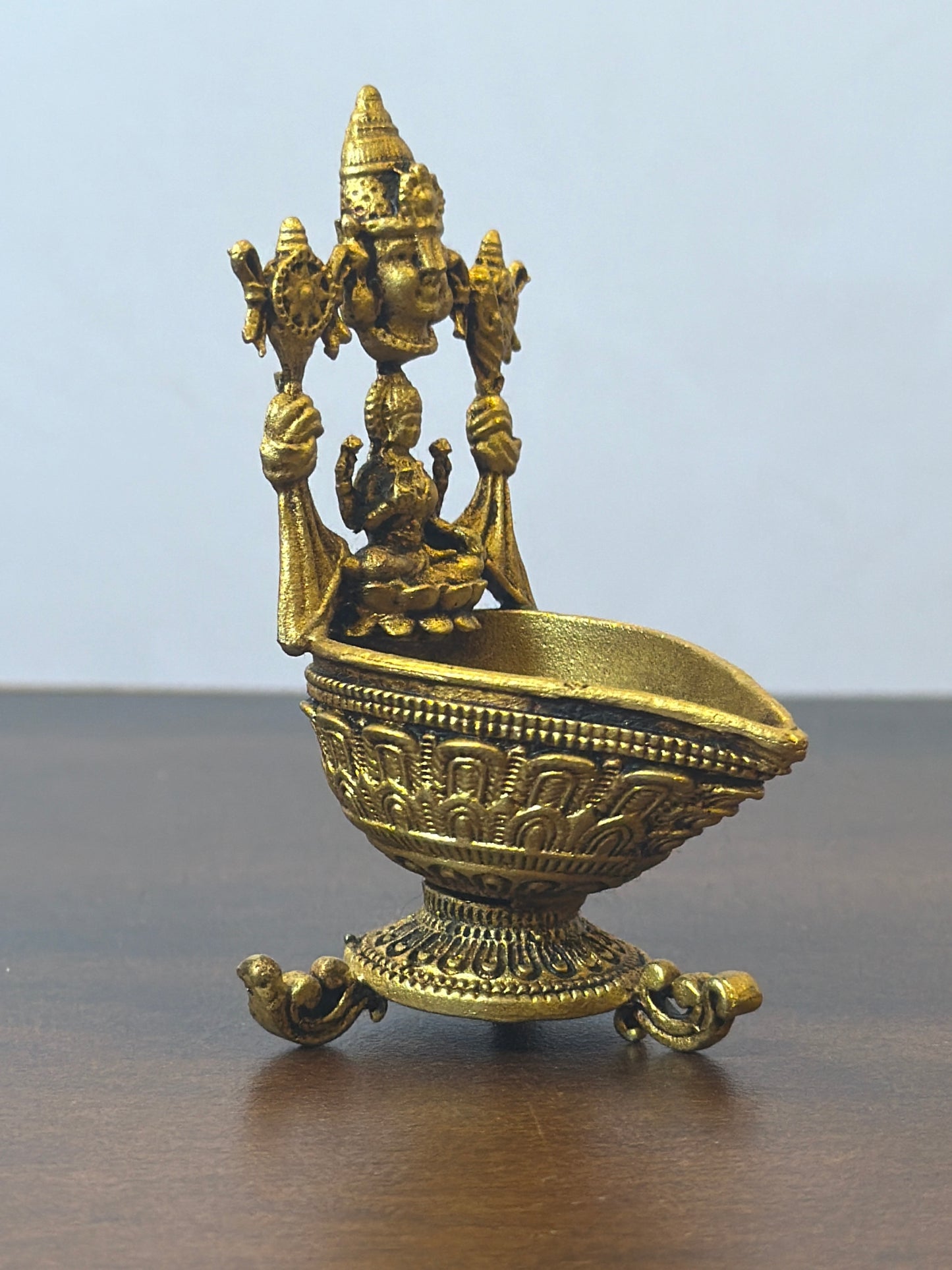 Brass Lakshmi Arch Diya – 3 inches