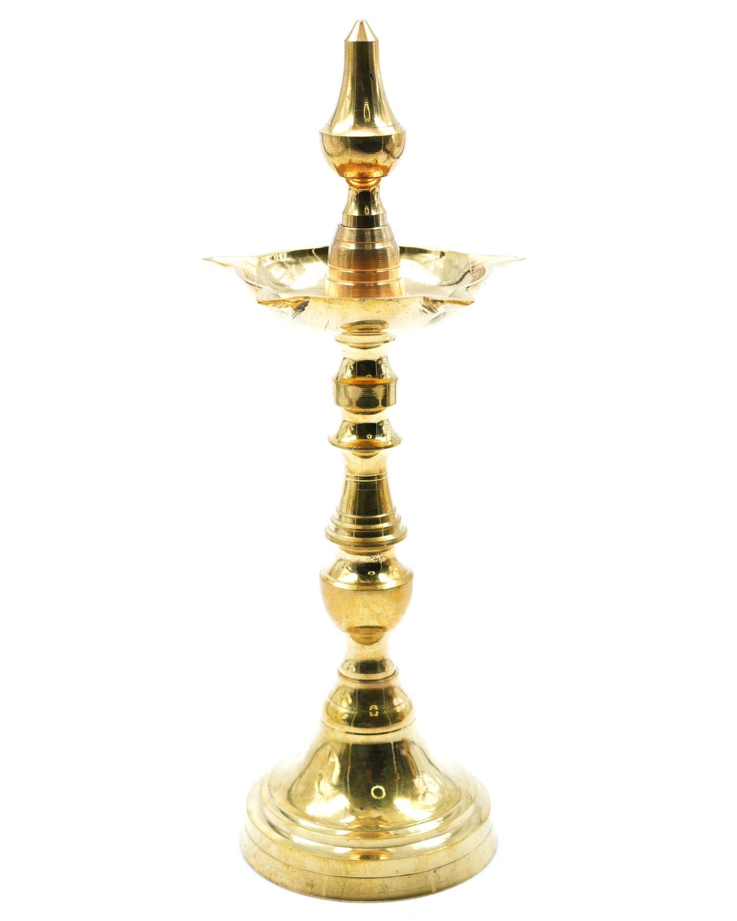 Kerala style long traditional diya