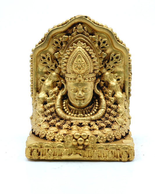 Divine Devi Face Brass Idol