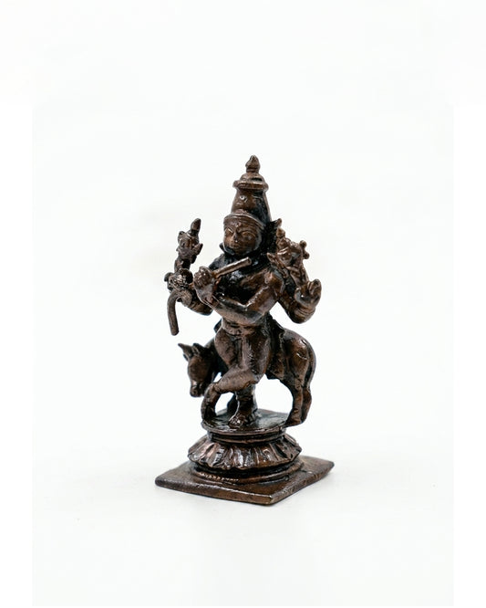 Kamakshi Devi – Antique Brass Divine Idol