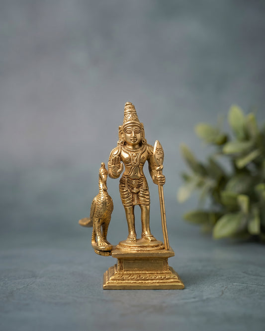 Subramanya – Gold Finish (4.5 inches)