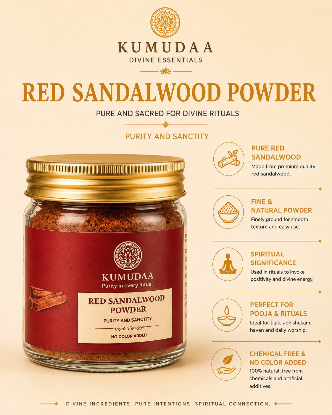 Kumudaa Red Sandalwood Powder