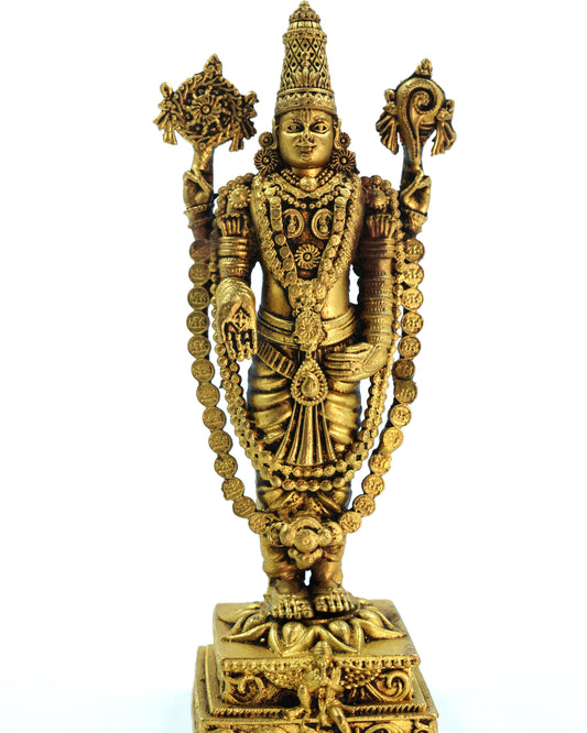 Venkateswara Standing – 3d Brass Idol (5 inches)