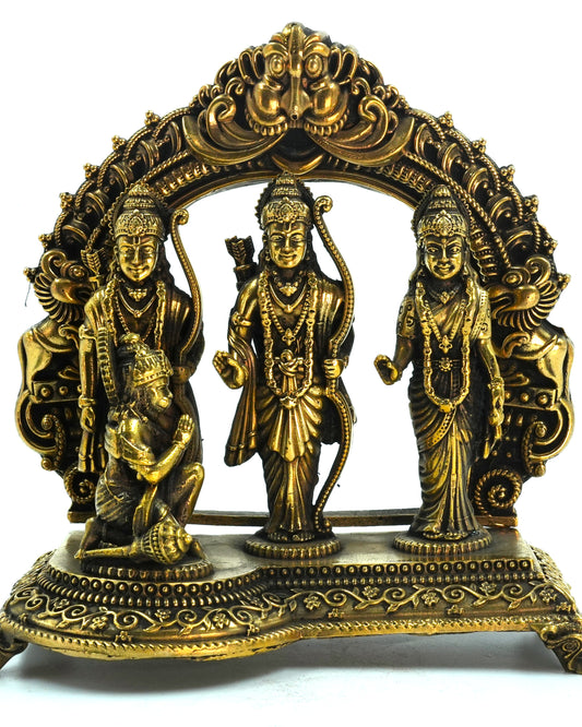 Rama Pattabhishekam (Small) – Divine Elegance in Compact Form