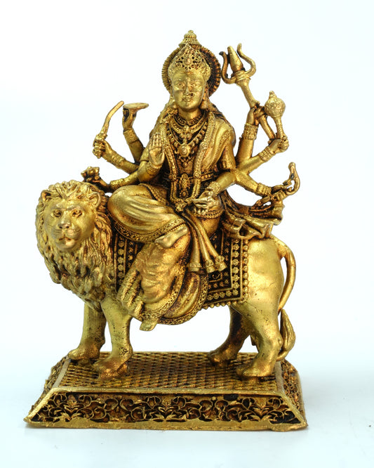 Durga Devi 3D Large – Premium Brass Idol