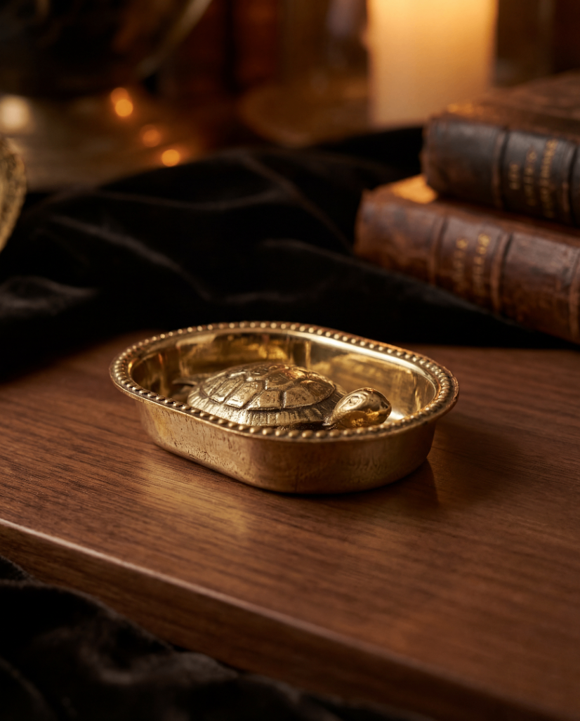 Brass Vastu Kuber Tortoise Bowl