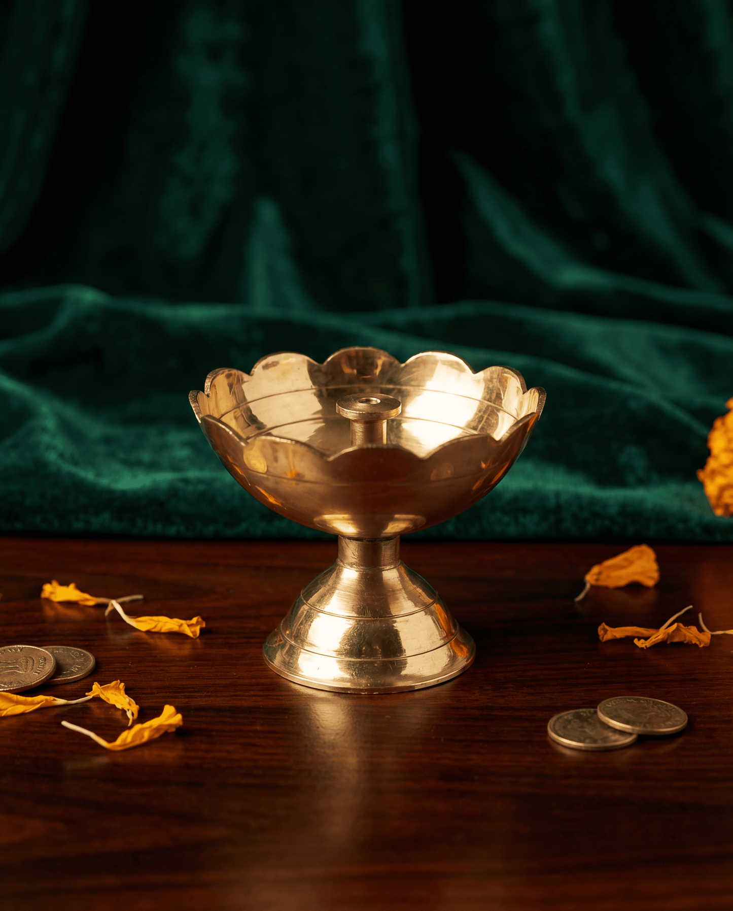 Splendidly shining tomato diyas in small medium and big sizes