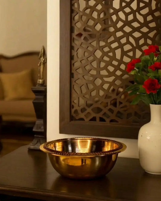 Brass heavy bowl in small size