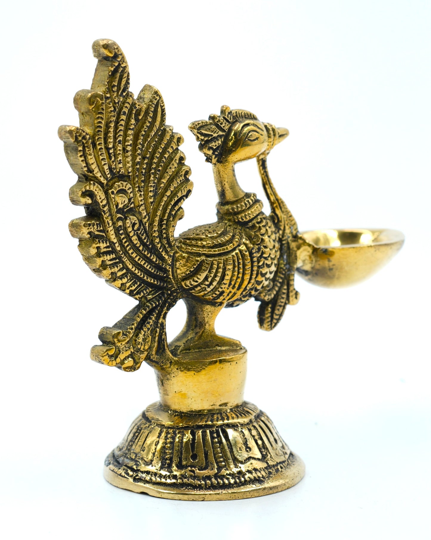 Peacock diya