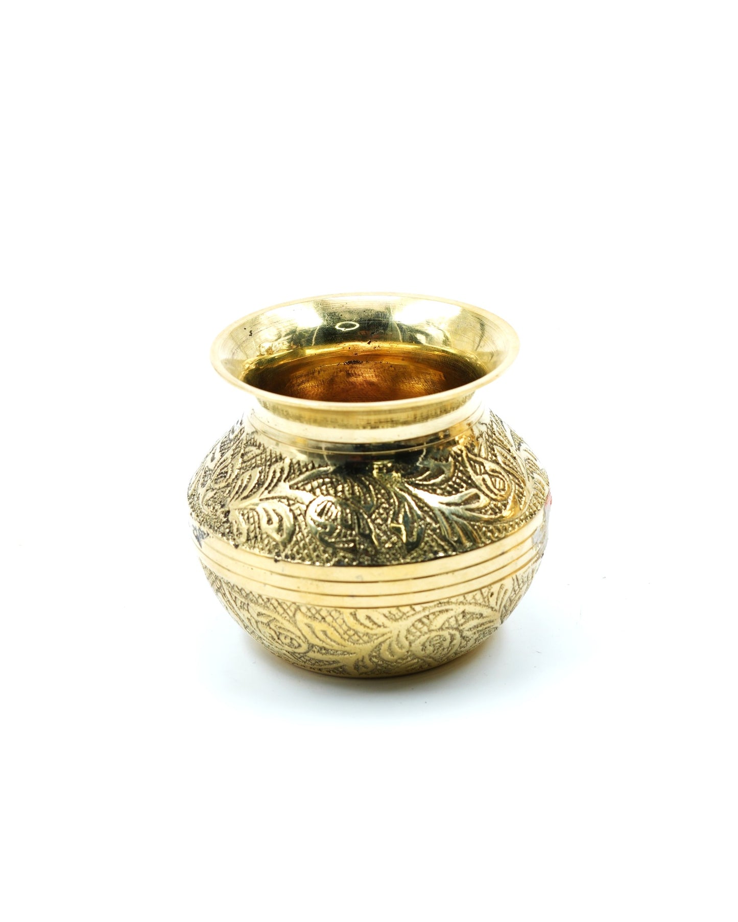 Medium sized brass kalash