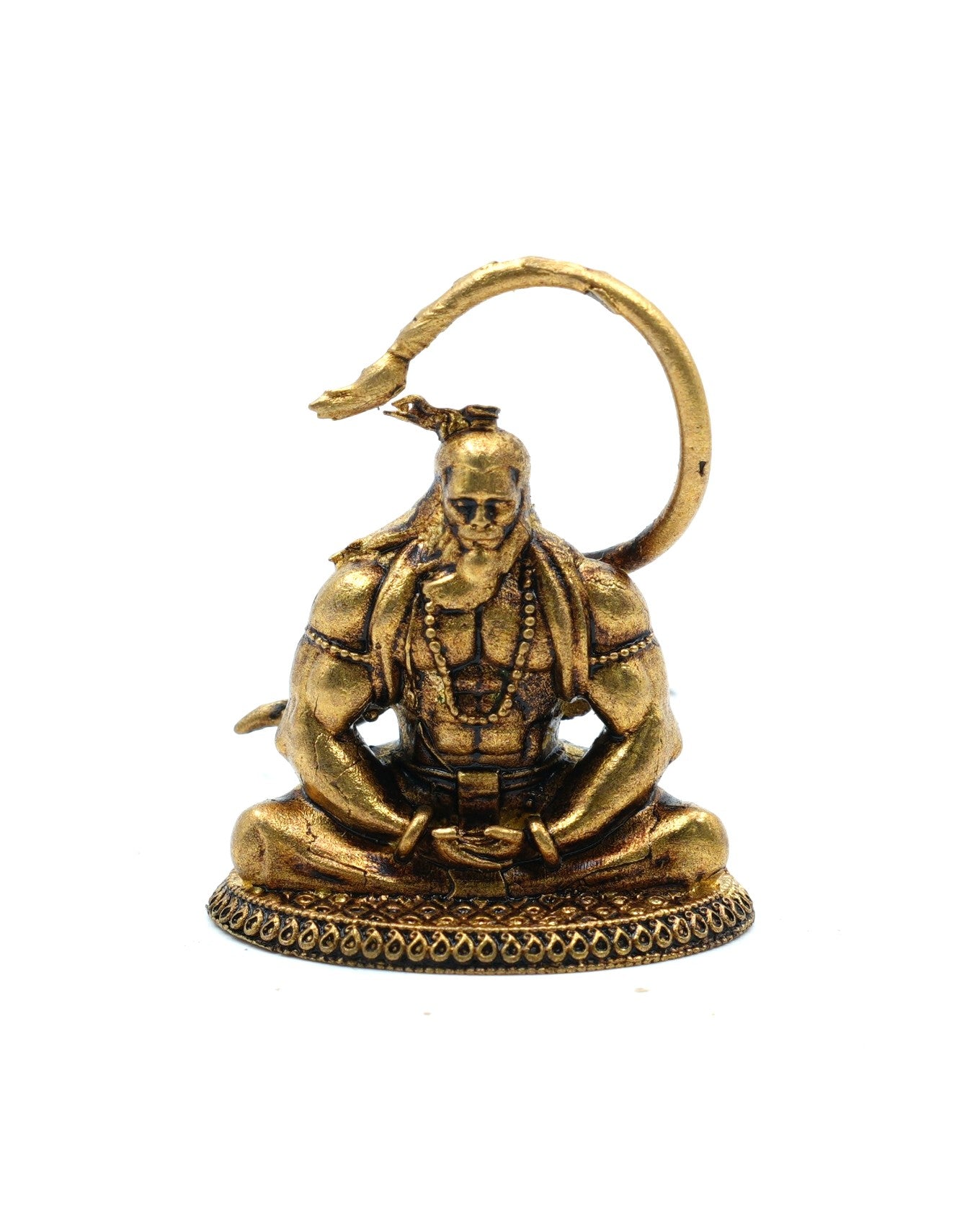 Sitting Hanuman 3D Finish - 2 inches