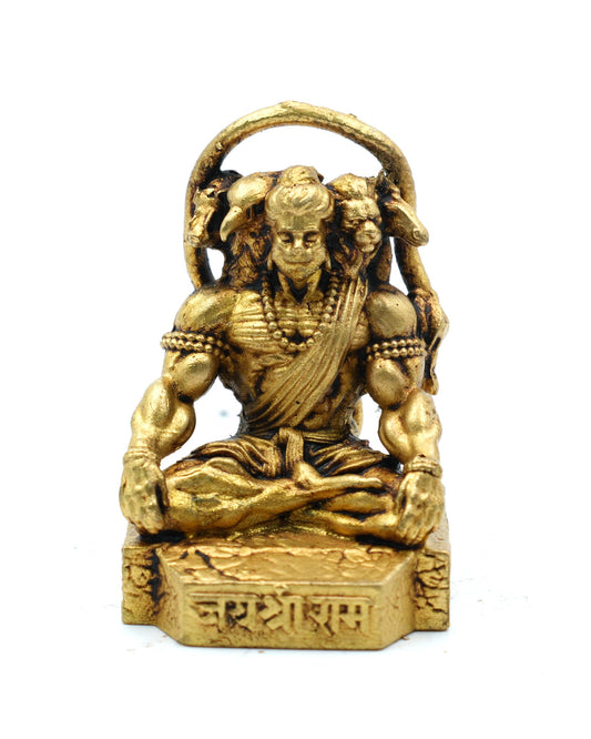 Panchamukha Hanuman – 3D Finish Brass Idol -