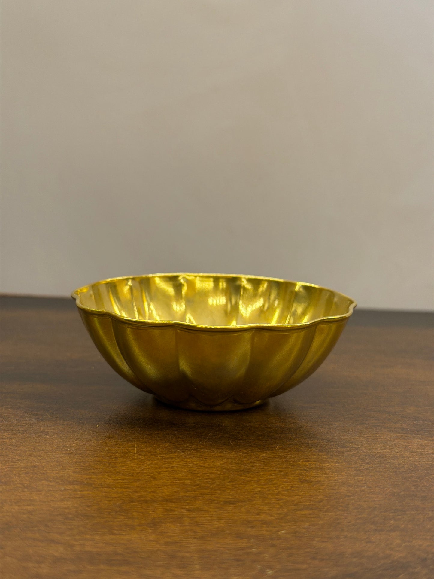 Classic Brass Pooja Bowl – Handcrafted Minimal Katori