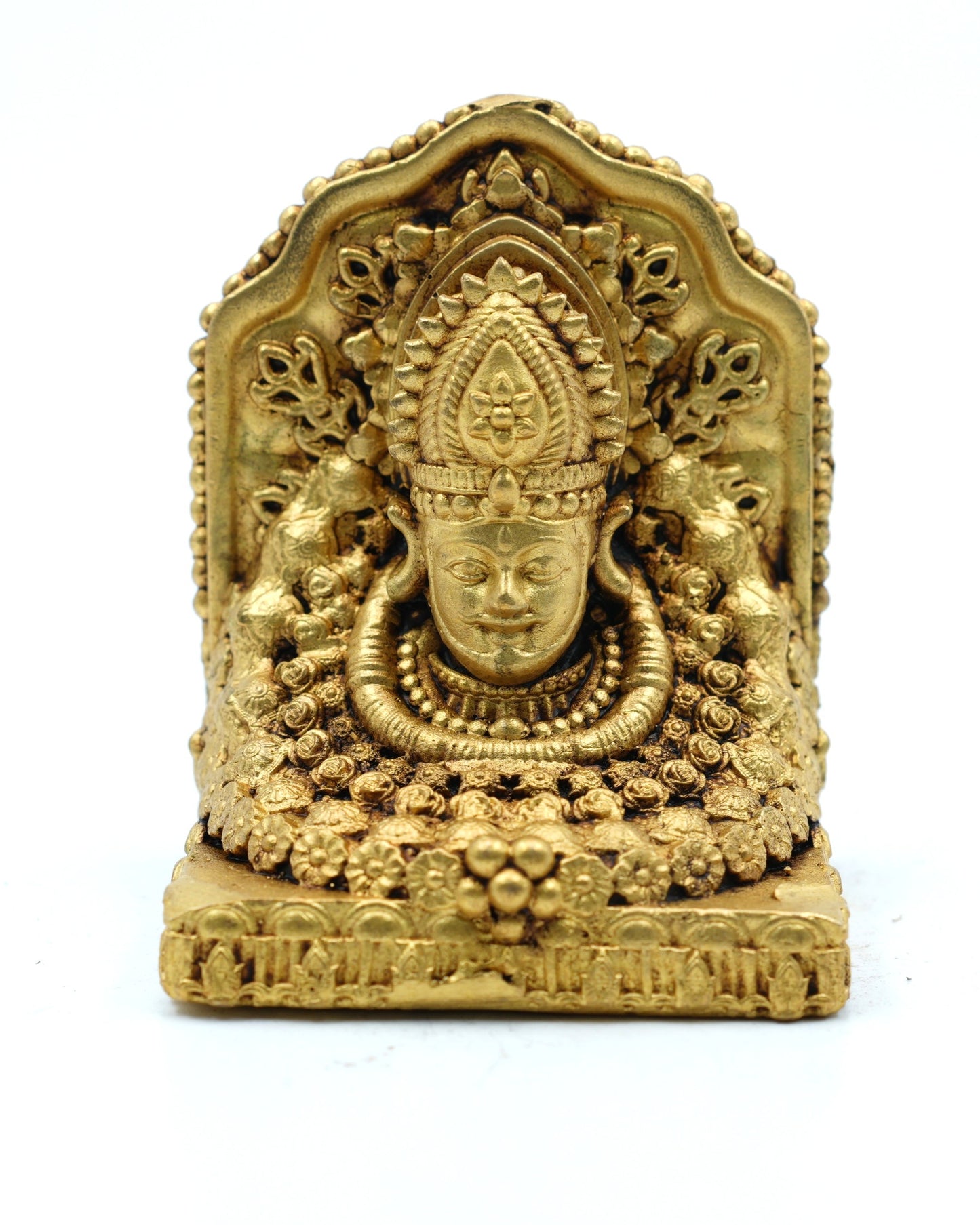 Divine Devi Face Brass Idol