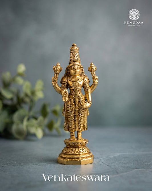 Venkateswara – 3d Finish XS Brass Idol (2 inches)