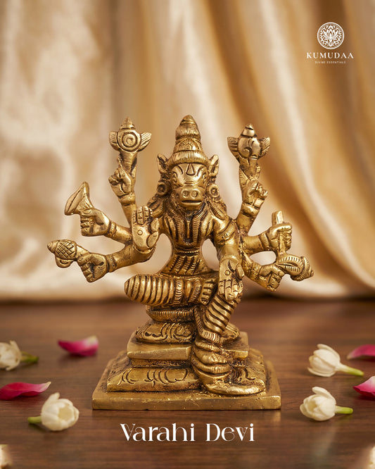 Varahi Devi – Sacred Antique Brass Idol