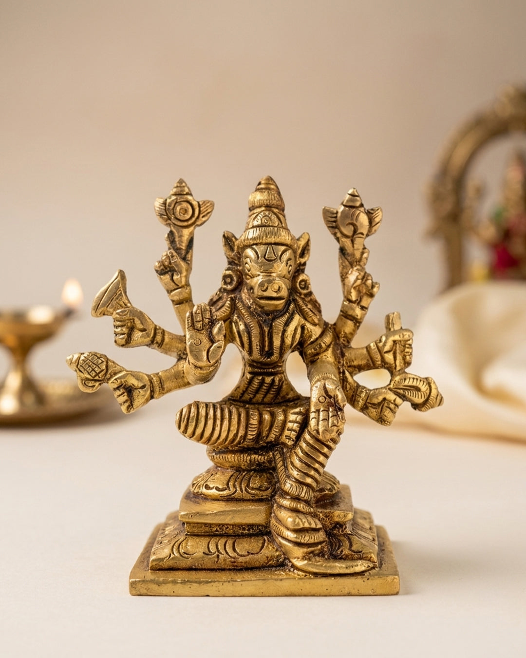 Varahi Devi – Sacred Antique Brass Idol