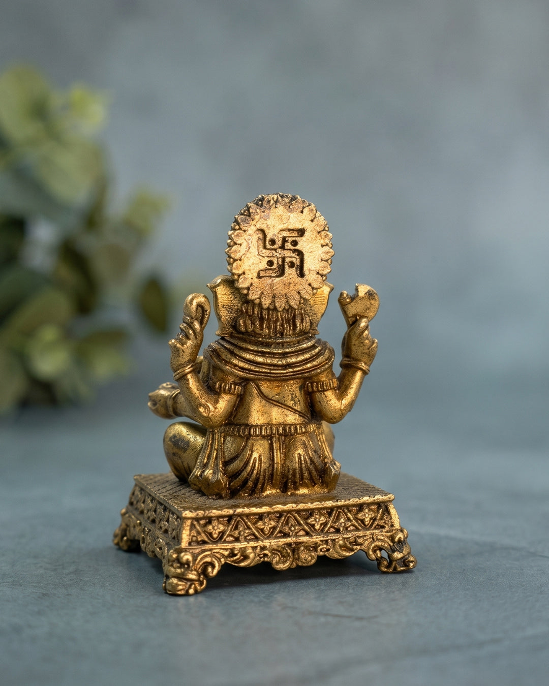 Ganesh Sitting – 2 Inches 3D Finish Idol
