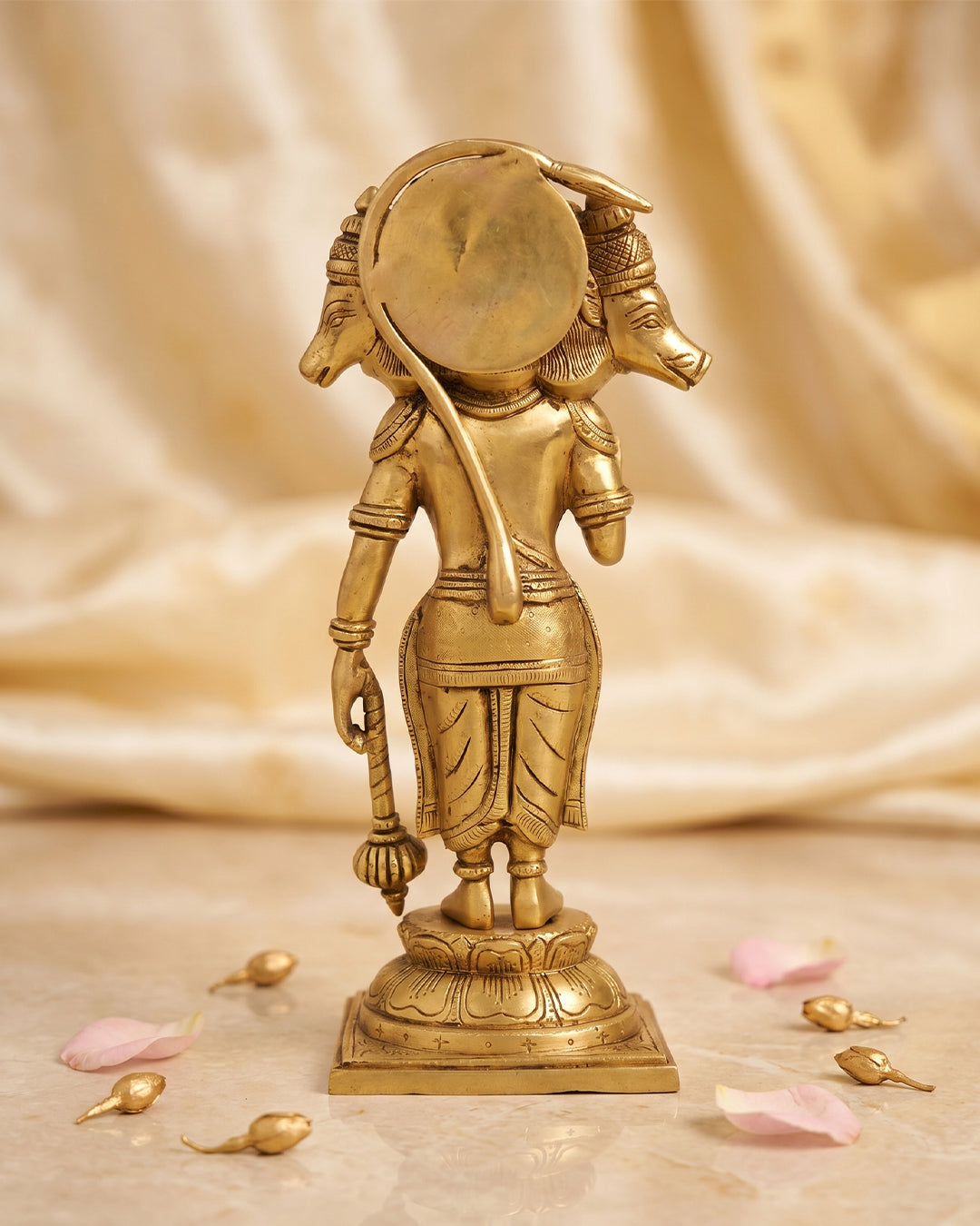 Panchamukha Hanuman – 15 Inches Antique Brass Idol