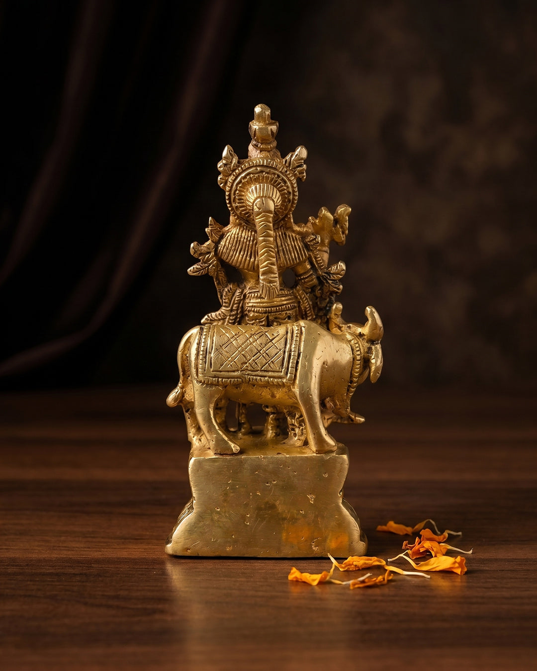 Cow Krishna Standing Idol – 4.5 Inches