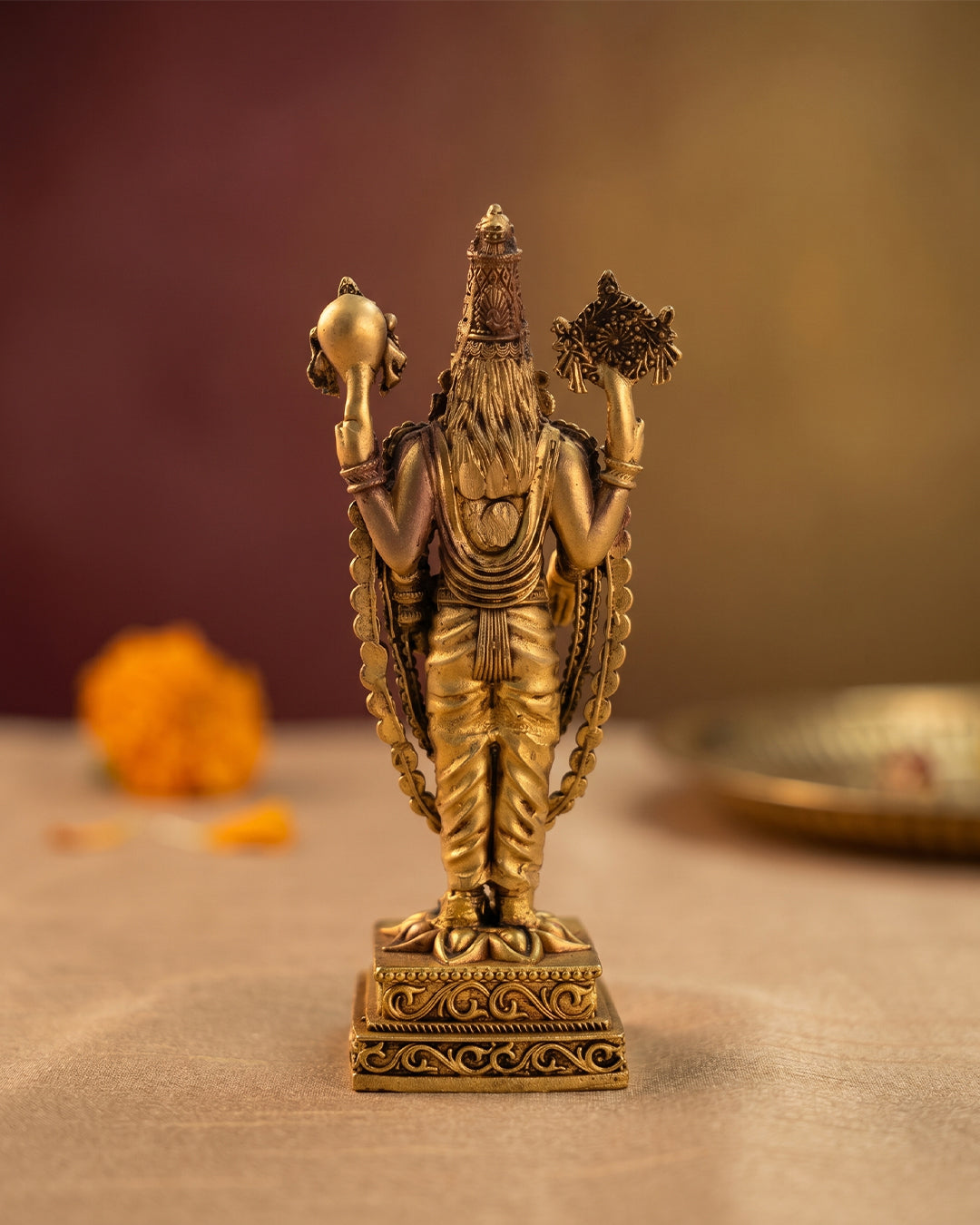 Venkateswara Standing – 3d Brass Idol (5 inches)
