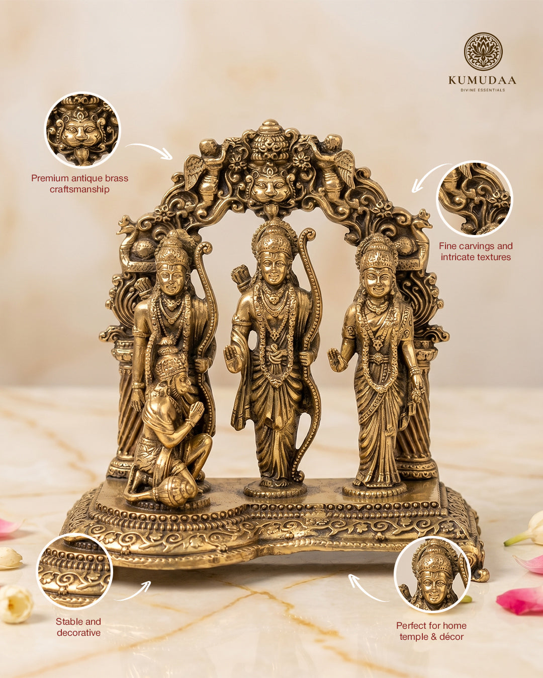 Rama Pattabhishekam Large – 3D Finish Idol