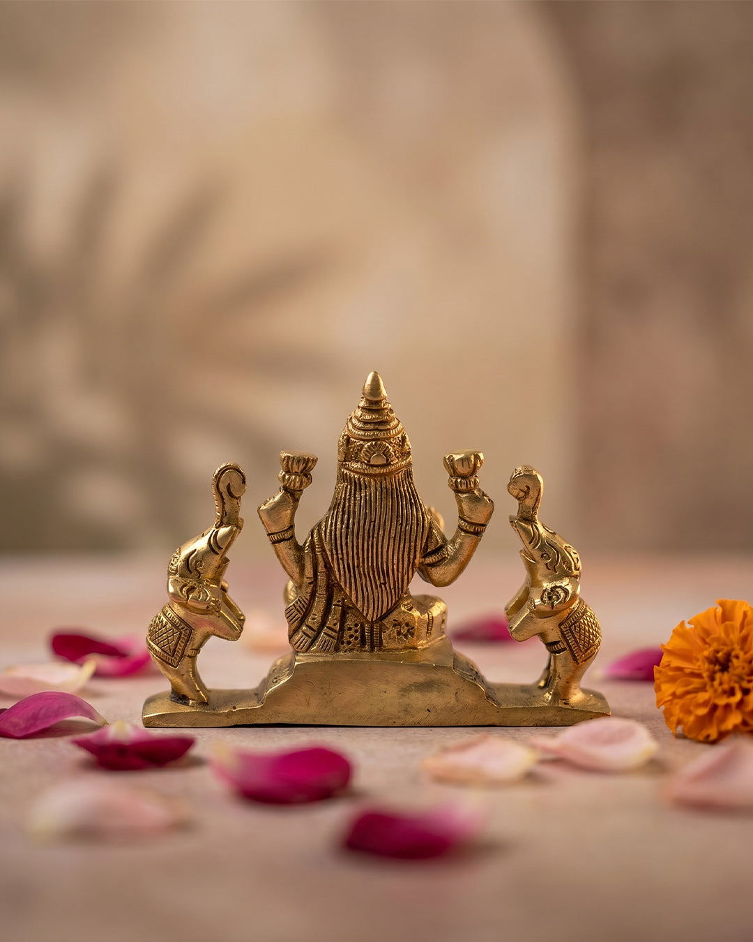 Haha Lakshmi – Gold Finish Idol (3 Inches)