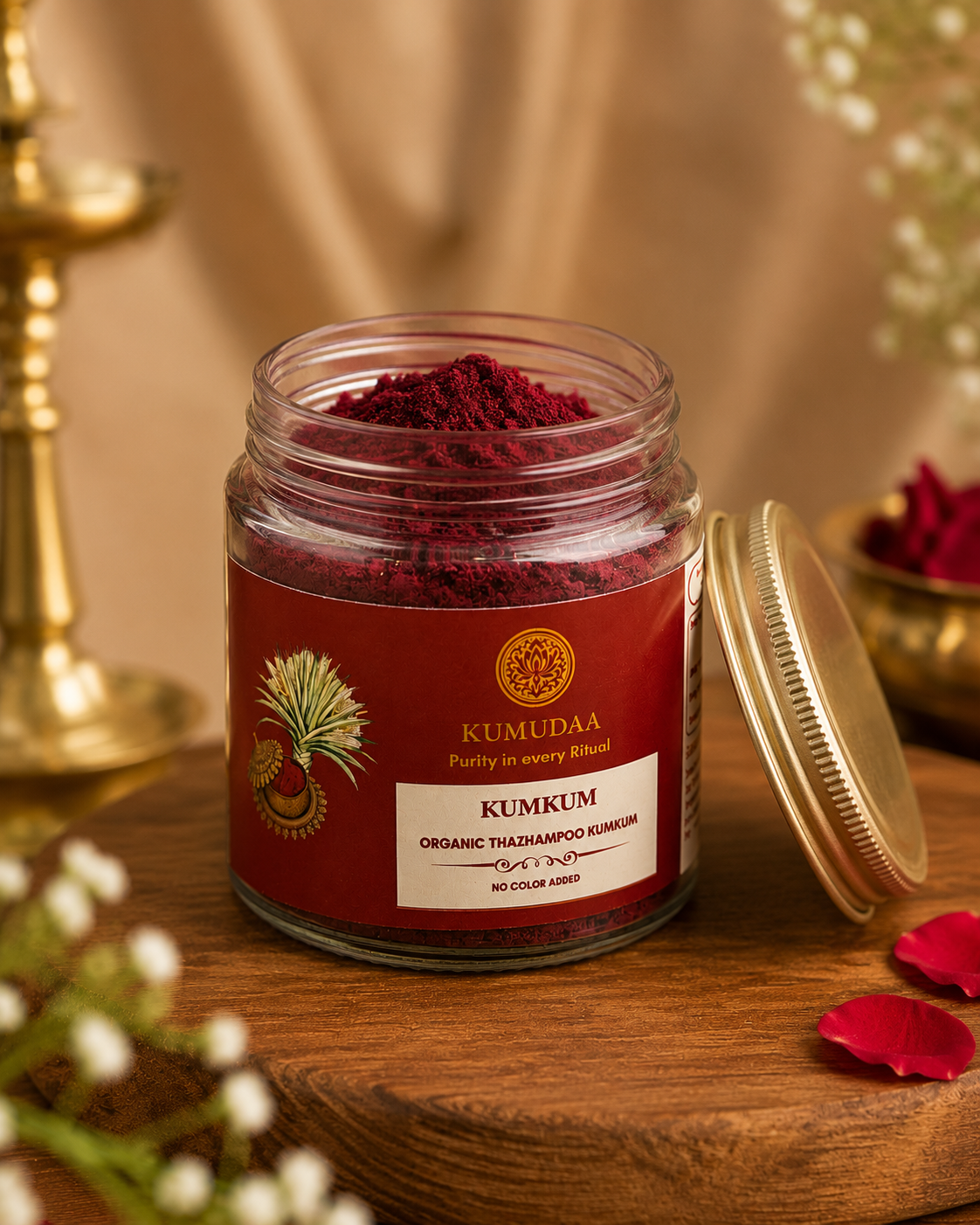Kumudaa Organic Thazhampoo Kumkum