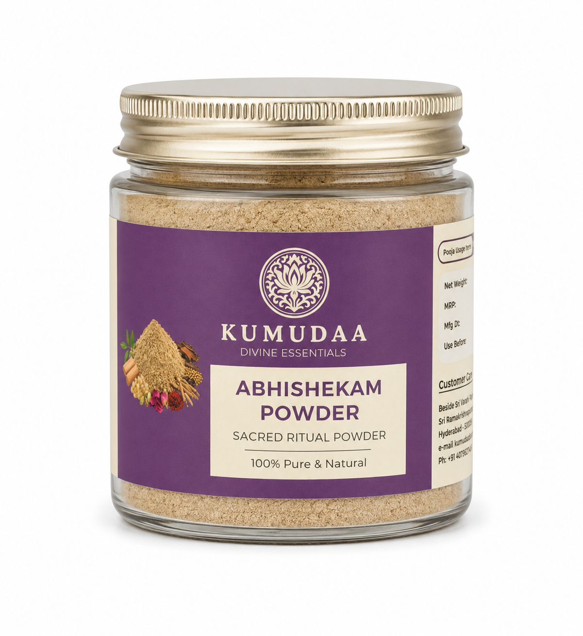 Kumudaa Abhishekam Powder