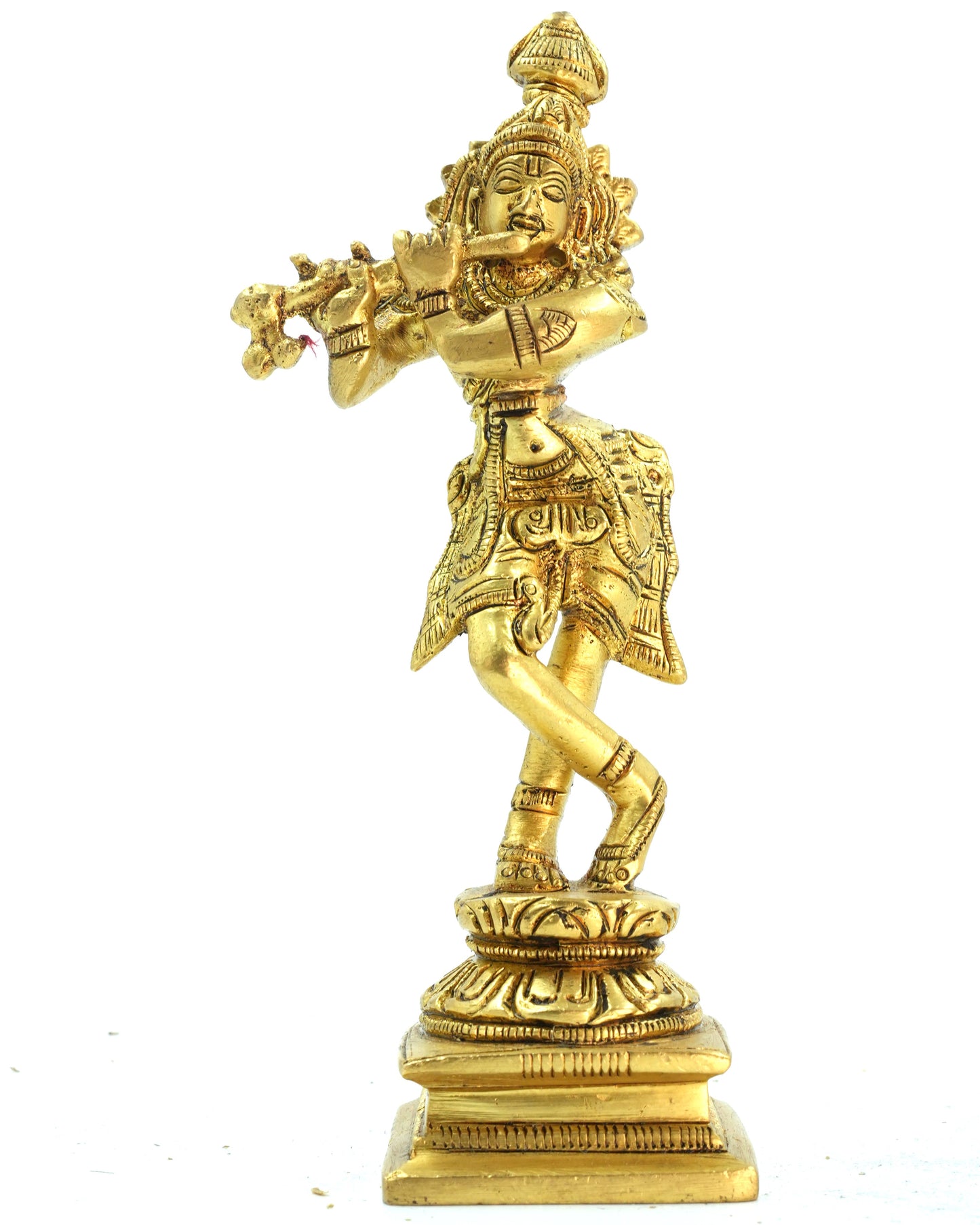 Flute Krishna Standing Idol – 5 Inches