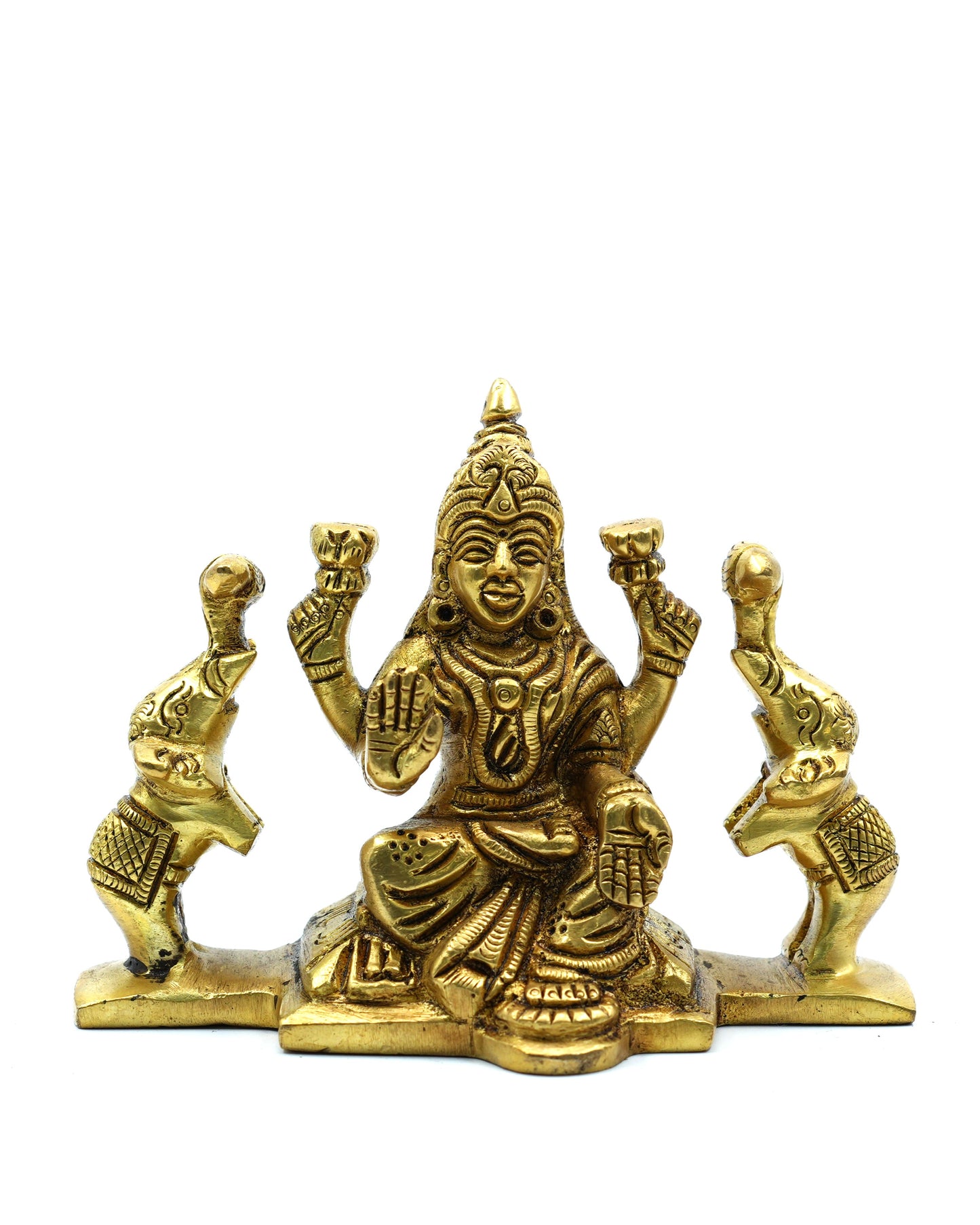 Haha Lakshmi – Gold Finish Idol (3 Inches)