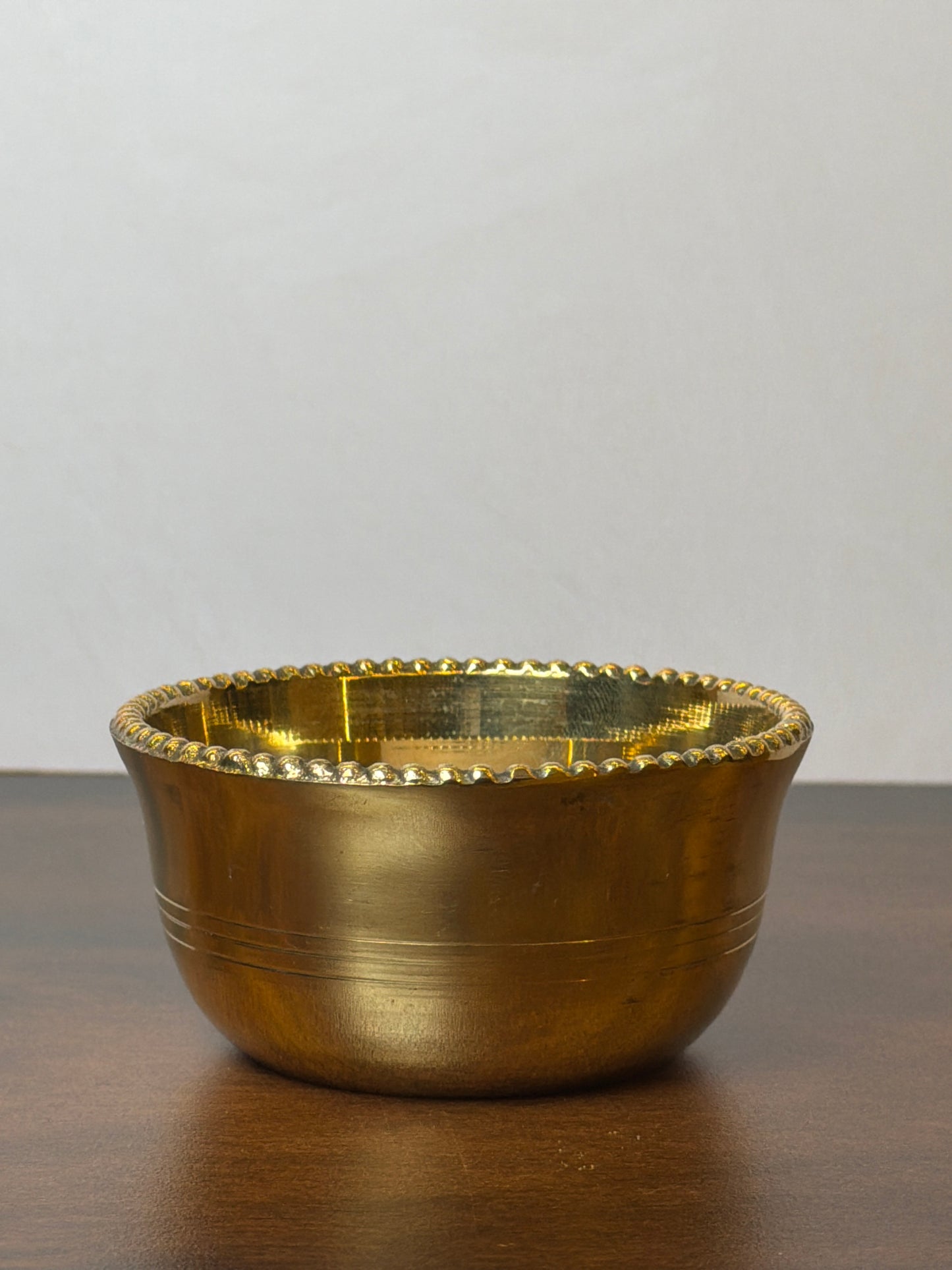 Handcrafted Brass Bowl – Minimal Sacred Utility Bowl - 2 inches