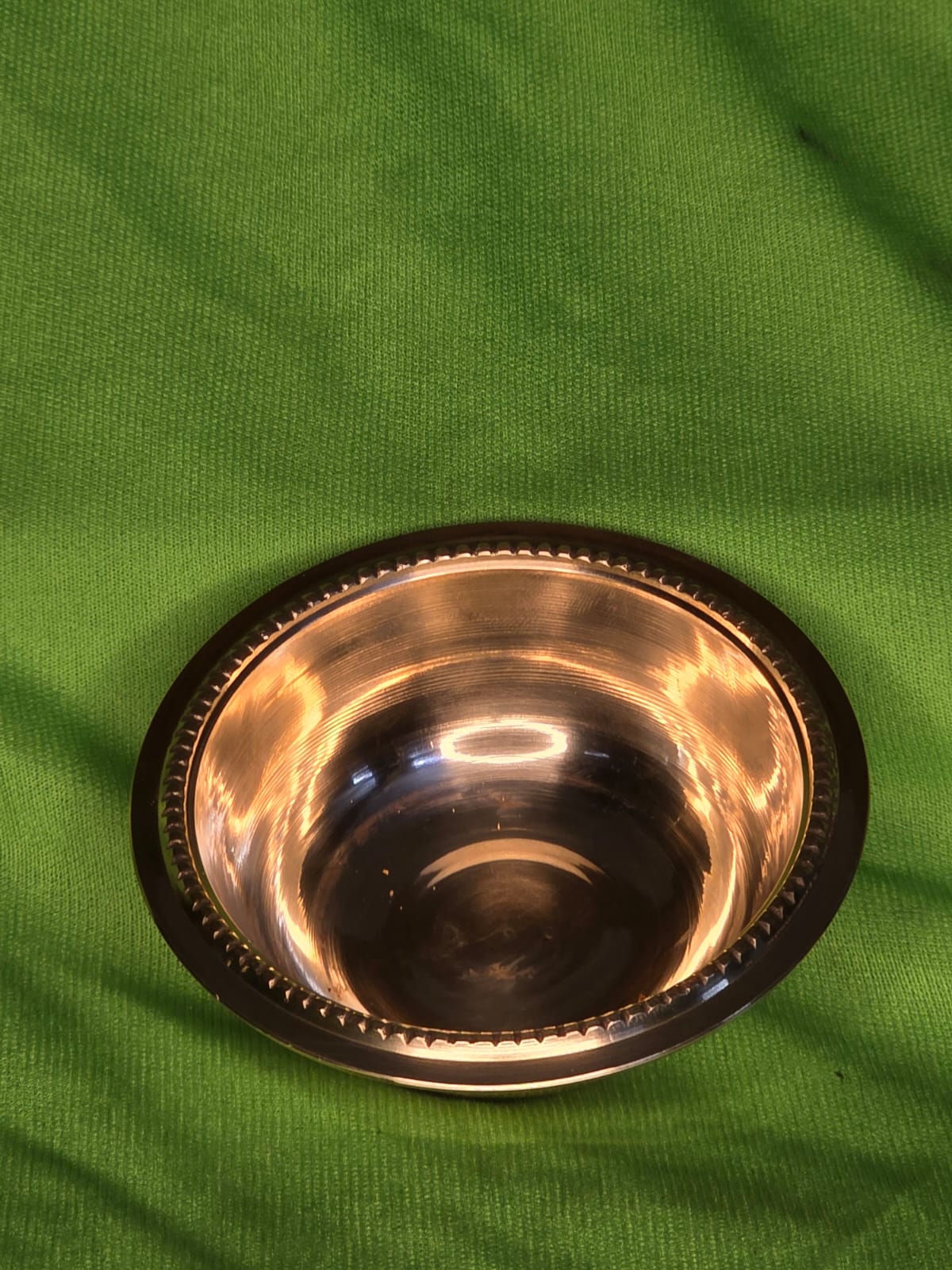 Brass heavy bowl in small size