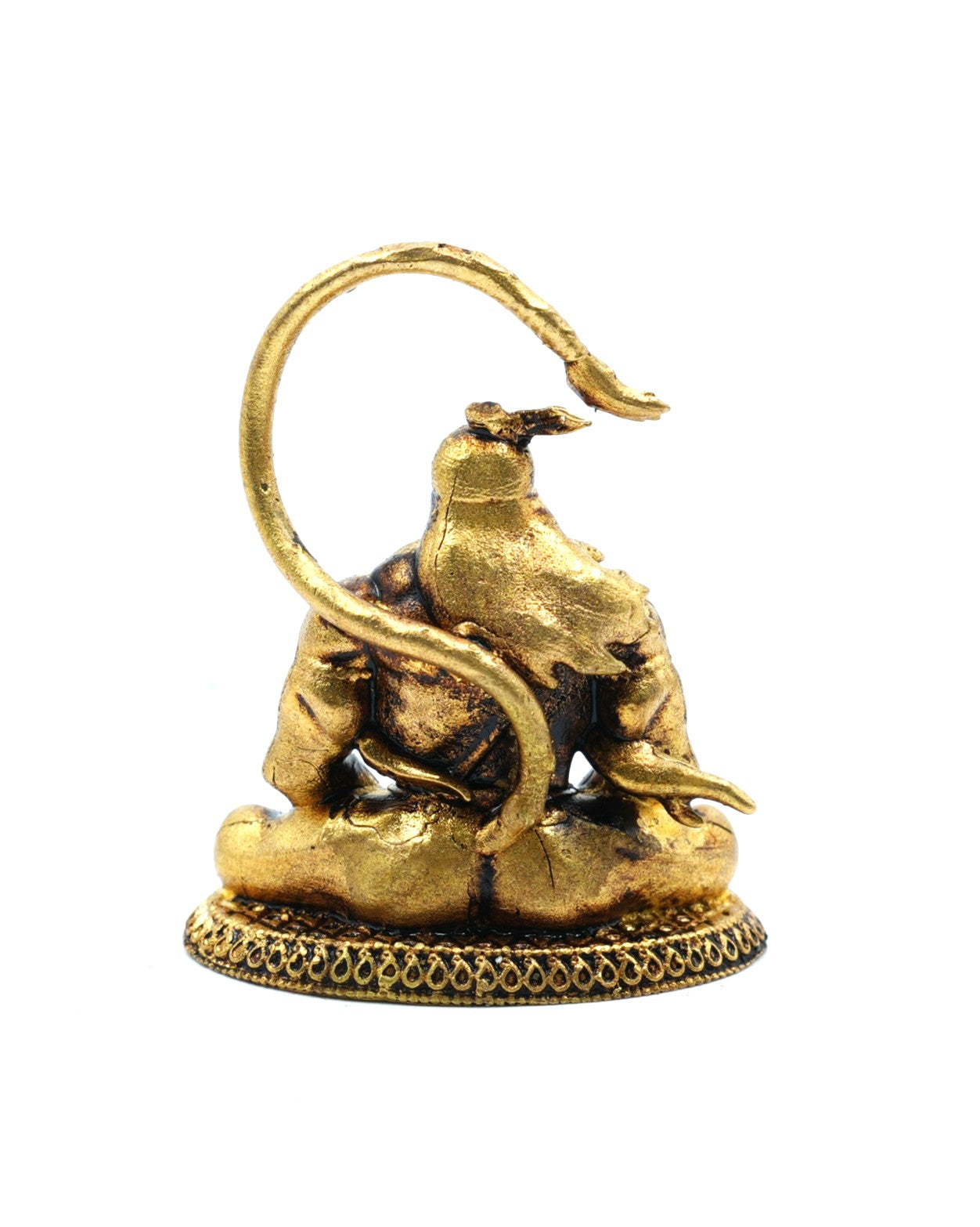 Sitting Hanuman 3D Finish - 2 inches