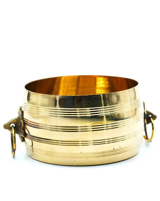Pure brass medium  gangalam shape bowl