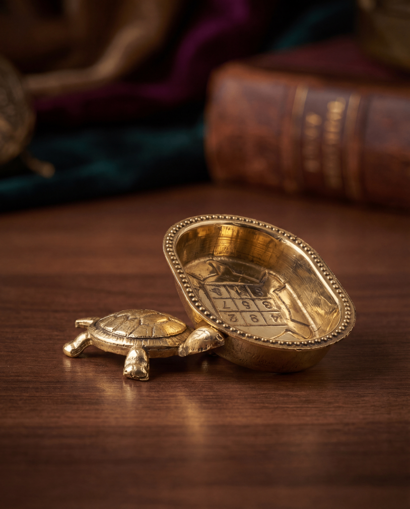 Brass Vastu Kuber Tortoise Bowl