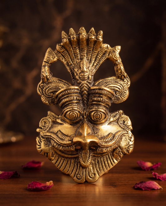 Brass Naga Guardian Wall Mask – Symbol of Protection
