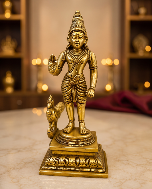 Subramanya Gold Finish ( 7 inches )